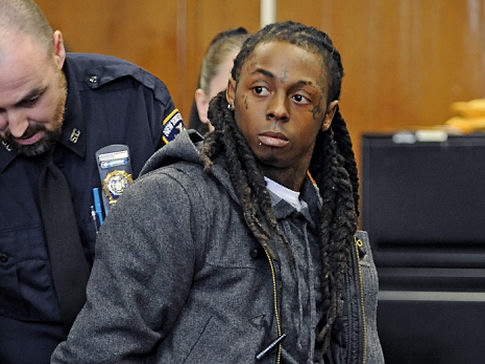 Lil Wayne Without Dreads In Jail. Lil Wayne Busted For “MUSIC
