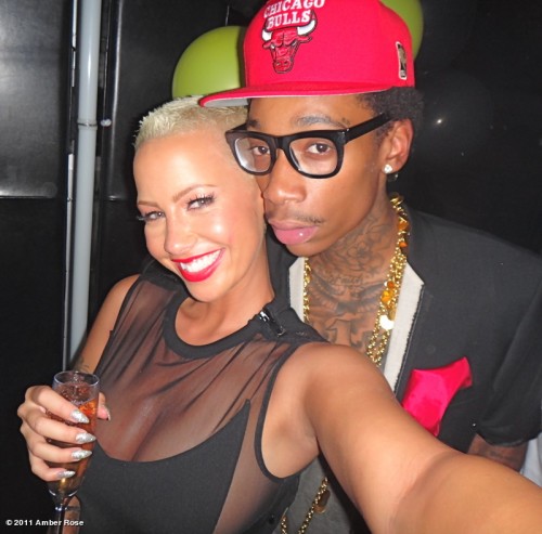 Wiz Khalifa gave Amber Rose a surprise birthday party for her 29th