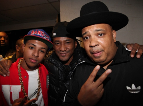 Q-Tip hanging with RevRun and Diggy