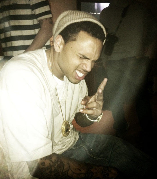 Chris Brown Is Officially Back To Natural Hair color 