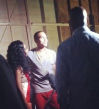 PHOTOS : Brandy & Chris Brown Shoot “Put It Down” Video