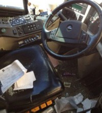 PHOTOS : Rick Ross Tour Bus Burglarized In Detroit
