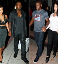 Reggie Bush & Kim K Bump Into Each Other, Which Leads To Kanye Flipping Out!!!