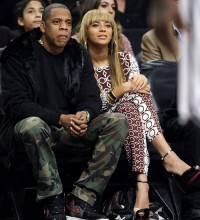 Jay-Z and Beyonce Courtside For Brooklyn Nets Season Opener