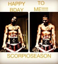 Nelly Gets Naked For Scorpio Season Birthday