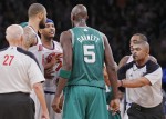 Video: Kevin Garnett & Carmelo Anthony Post Game Argument