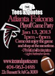 Event: Atlanta Falcons Playoff Game Party At Tees & Quotes