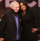 (L to R) Heidi Fleiss, Bow Wow, the late Roger Ebert with Oprah Winfrey Photo Credit ©Harpo Studios
