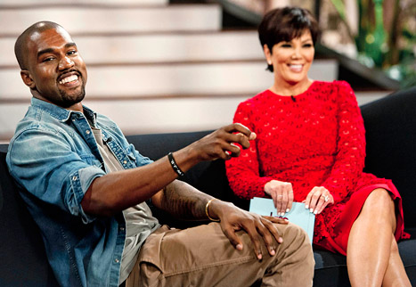 Kanye West shows North West First Baby Photo