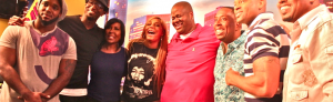 Vince Herbert and Tamar Braxton Stop by the Rickey Smiley Morning Show in Atlanta