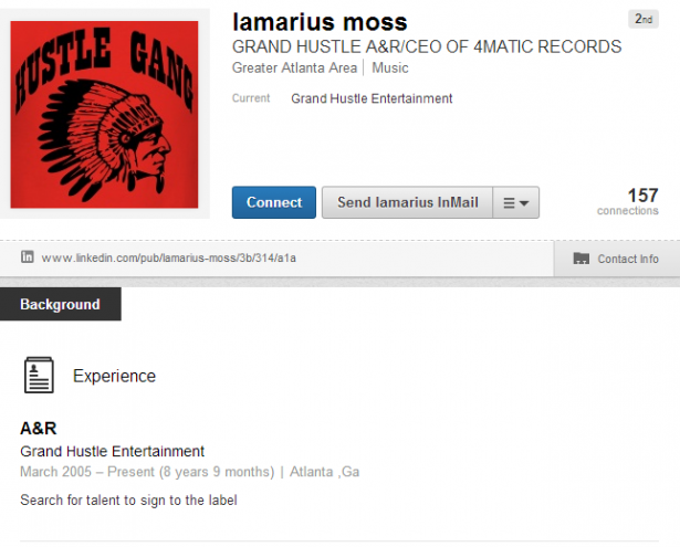 Lamarius Moss Fake Grand Hustle Linkedin