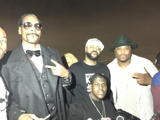 from L to r: snoop dogg, kobe jordan, sincere from LHHH, atown