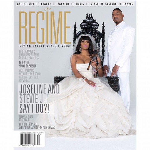 Stevie J Joseline Regime Magazine Wedding COver