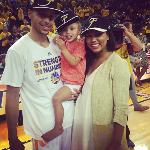Stephen Curry Riley and Wife