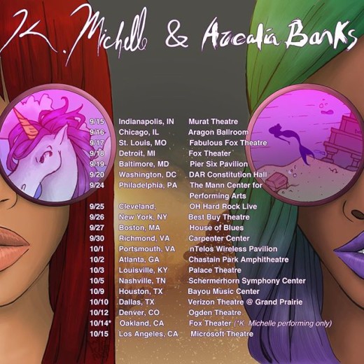 K Michelle Azealia Banks Tour