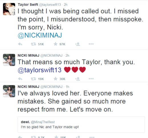Taylor Swift Apology Tweet