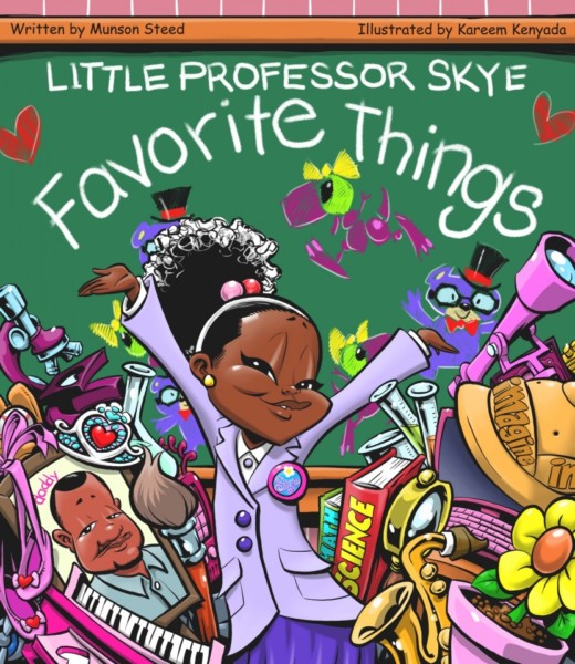 Little Professor Skye's Book Cover - Photo Provided Courtesy of Munson Steed