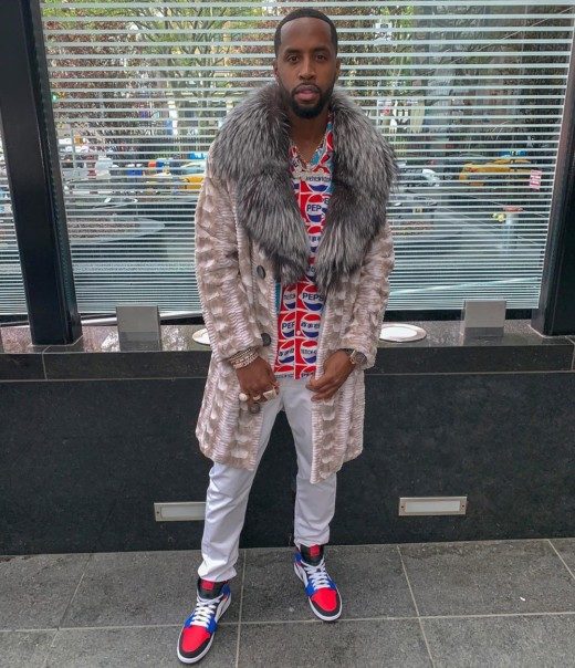Safaree protests in NYC's wearing 