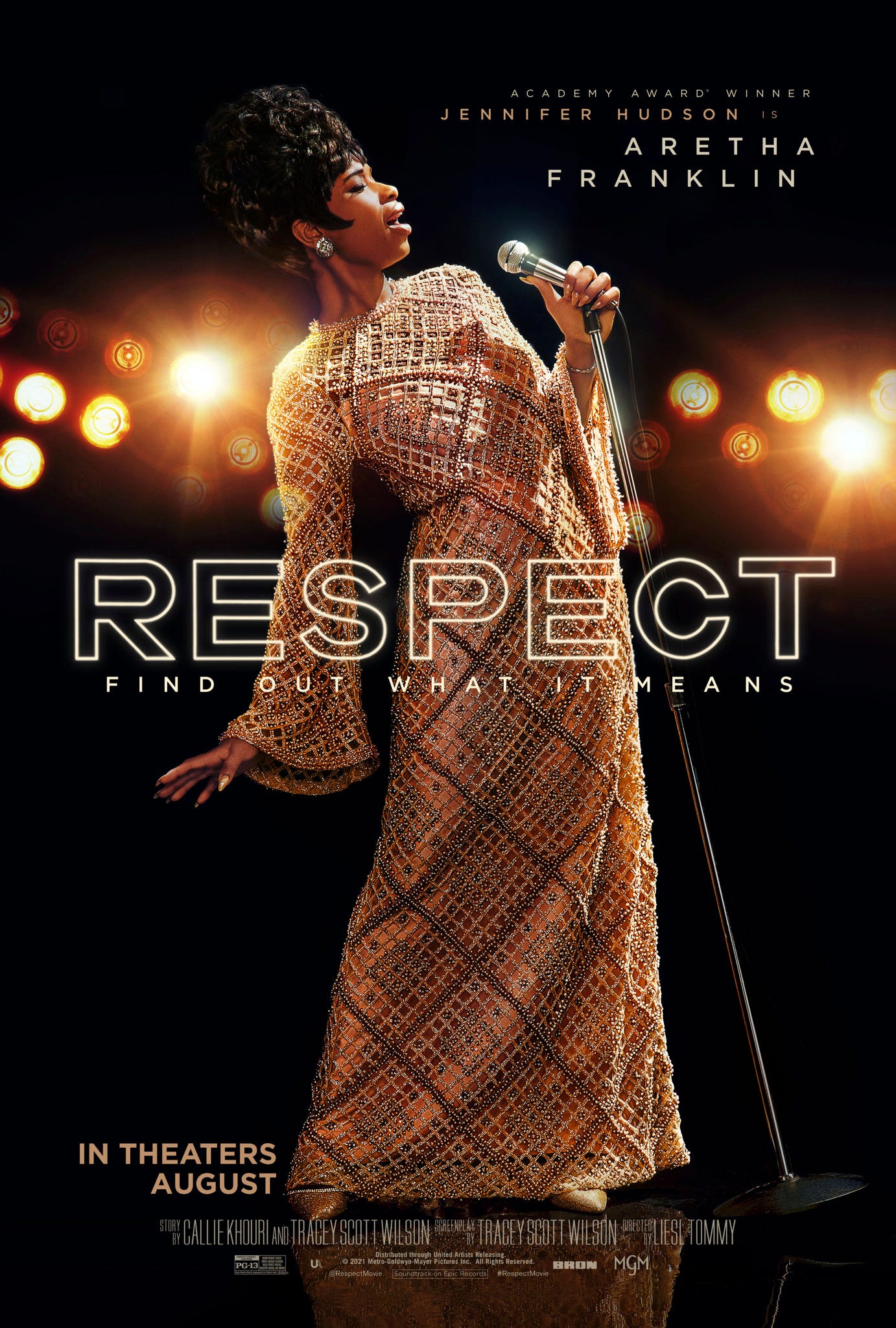 Aretha Franklin “Respect” The Movie- August 13th