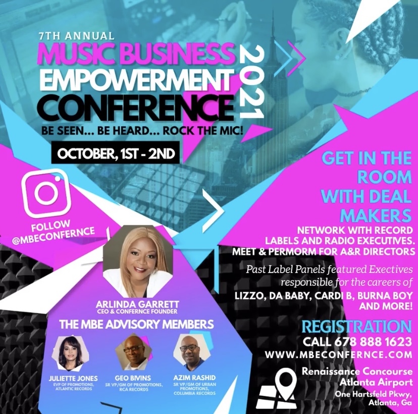 Music Business Empowerment Event Oct 1st and 2nd in Atlanta