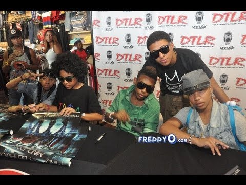 Mindless Behavior & Diggy Simmions Takes Over&nbsp;DTLR