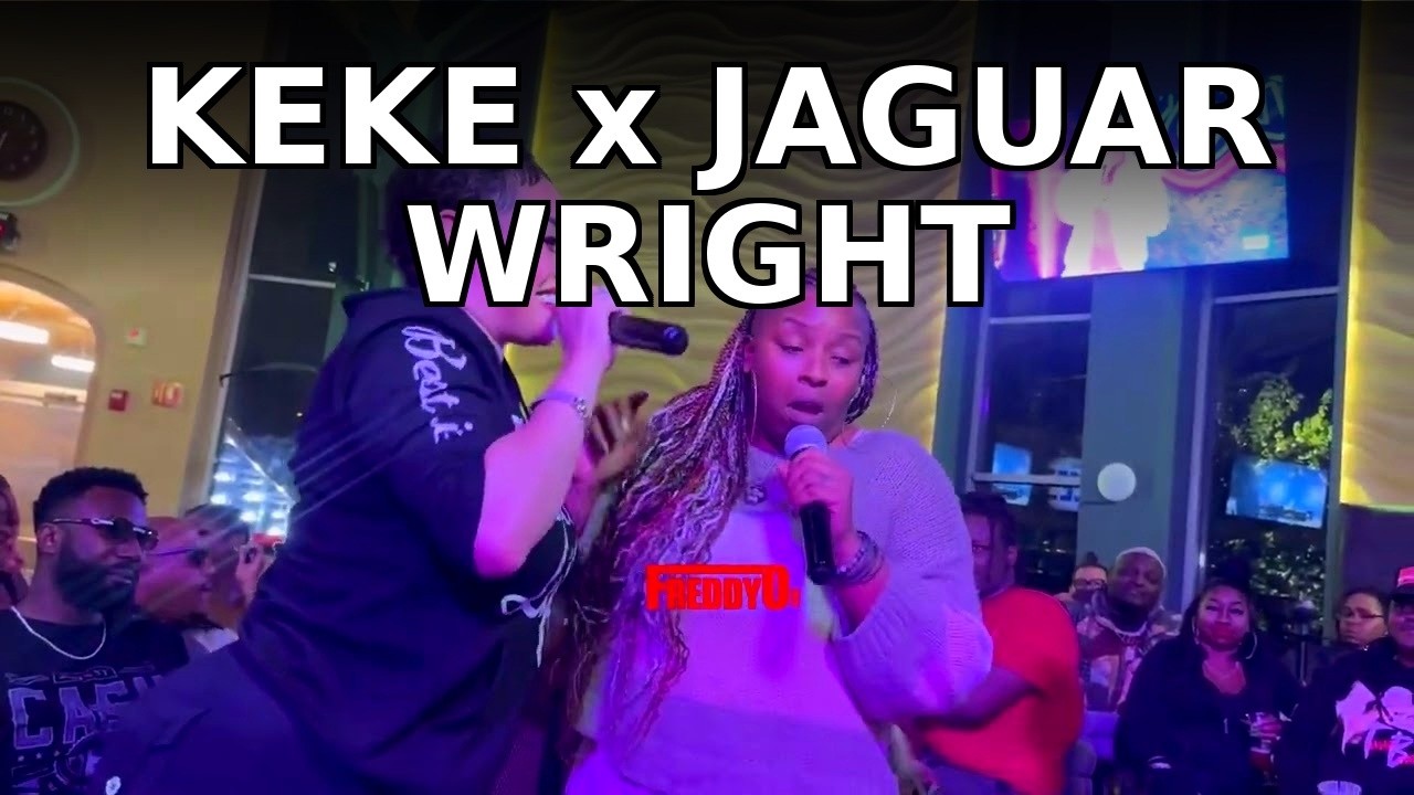 Keke and Jaguar Wright meet and sing live