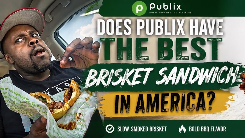 Publix brisket sandwich