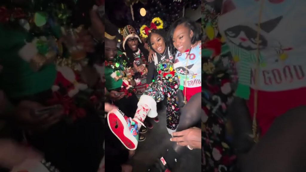 Ugly Christmas sweater competition hosted by Killer Mike at Bankhead Seafood
