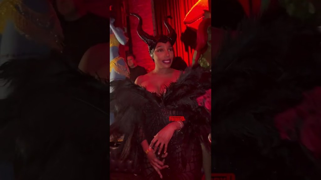 Megan Thee Stallion meets Nene Leakes at Halloween party
